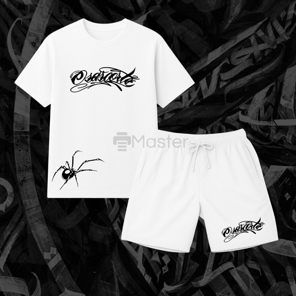 Kit Camiseta + Short Tectel Osascorte Moto Grau 24