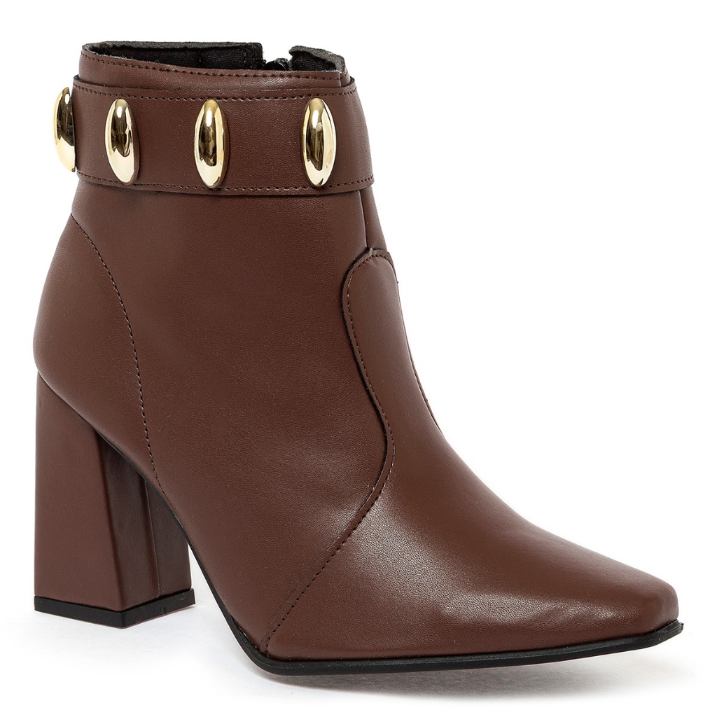 Bota Feminina Botina Vi Bela Confortável E Estilo