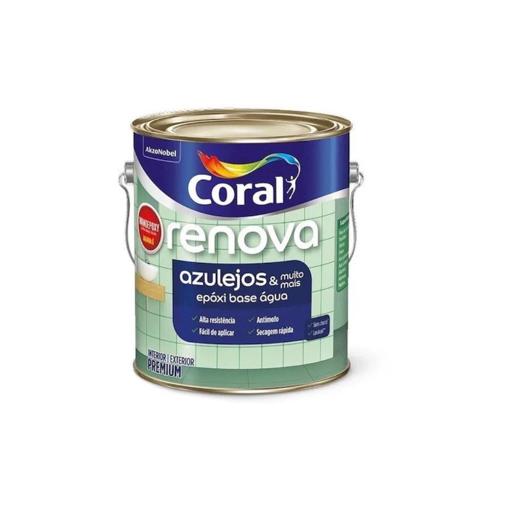 Tinta Renova Azulejos Epóxi Base Água Branco Ace