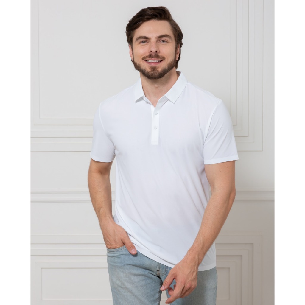Camisa Polo Masculina Premium Tecido Gelado Lisa C