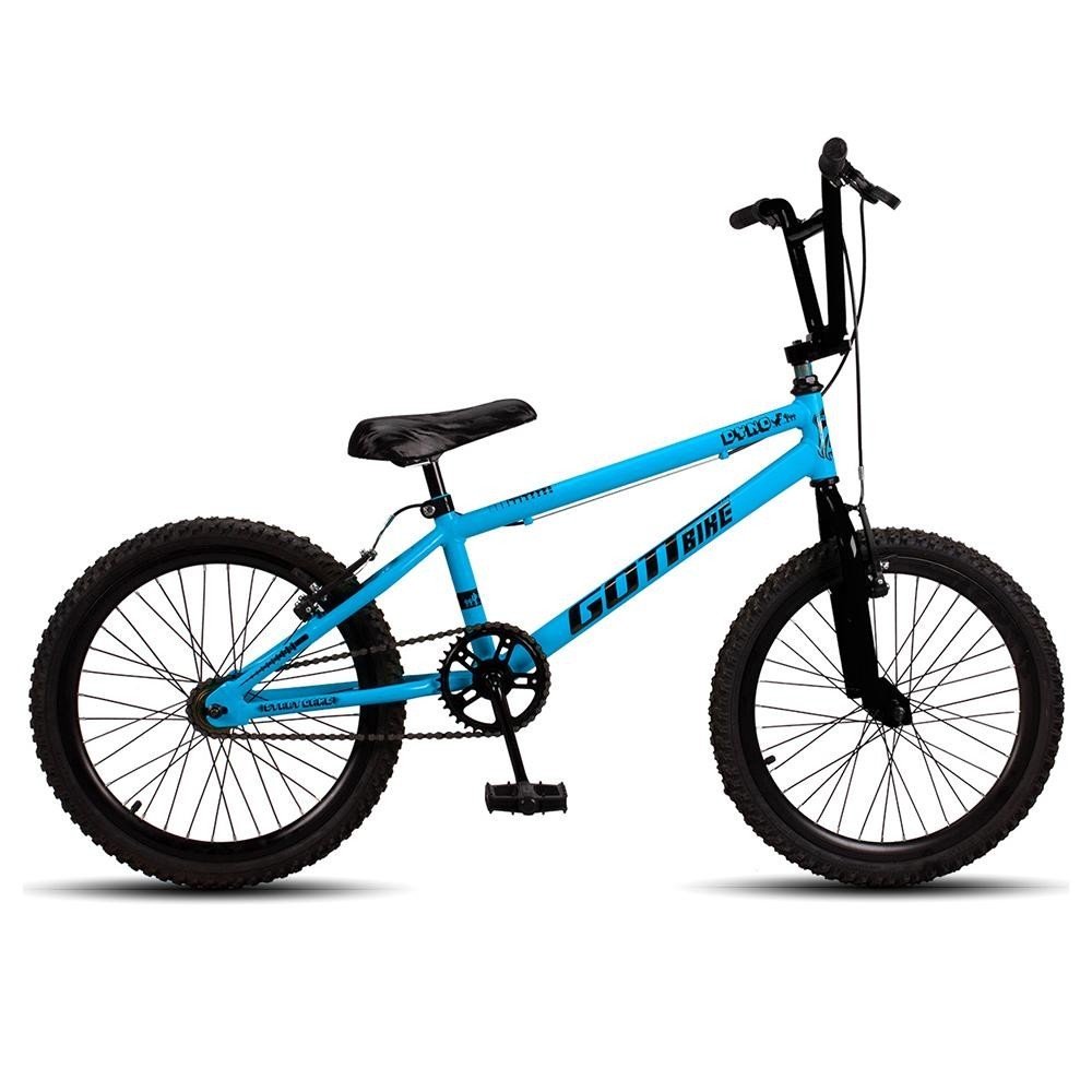 Bicicleta Infantil Aro 20 Bmx Freio V-Brake Azul e