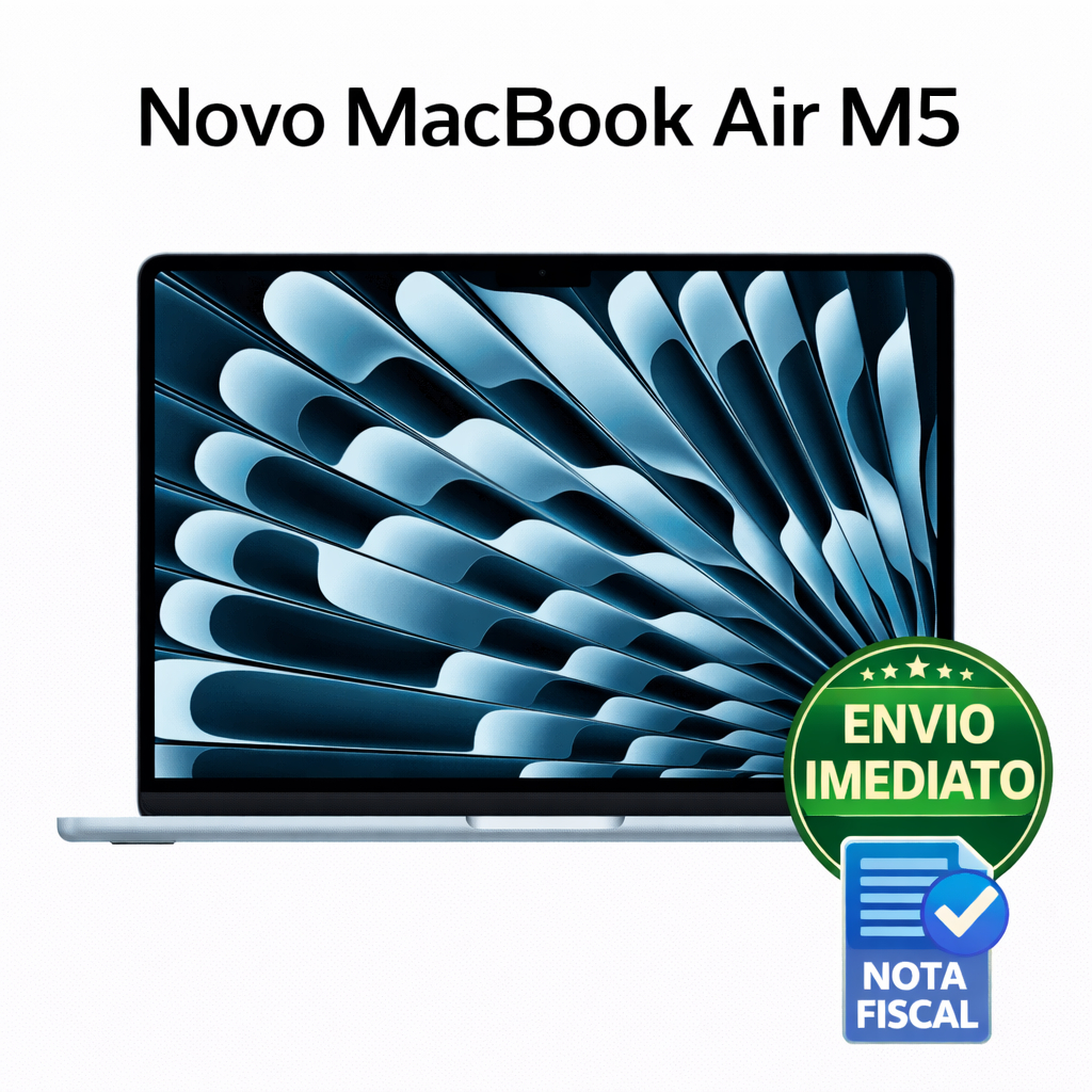 Novo MacBook Air M5 512gb SSD e 16GB Ram Super lan