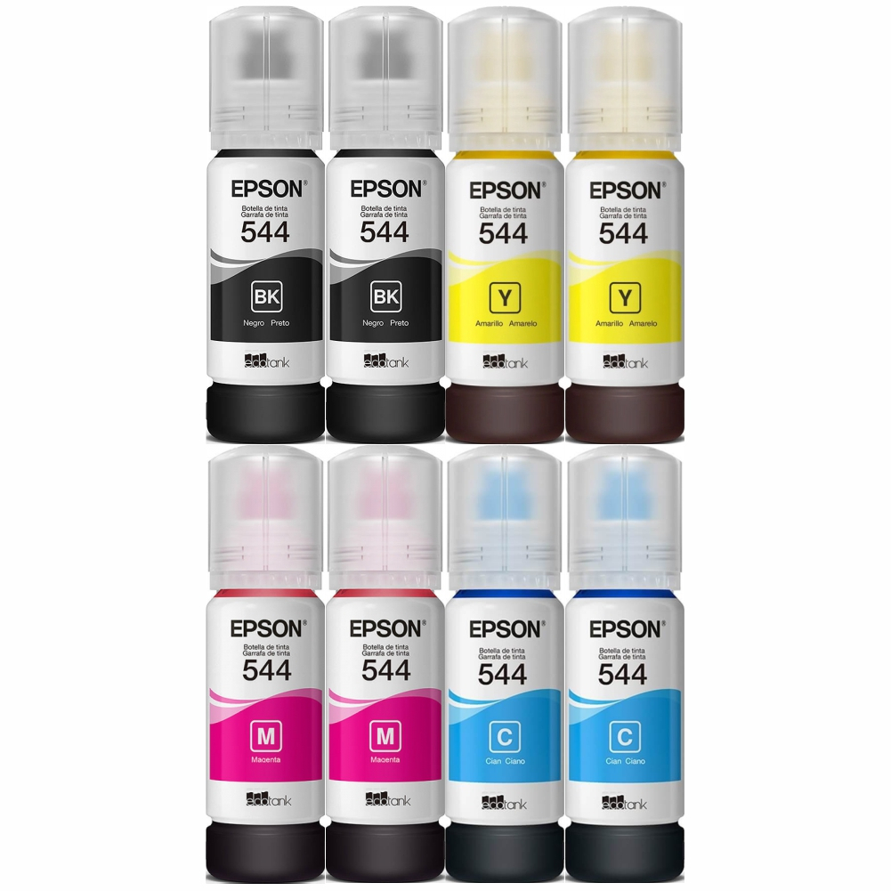 Kit 8 Tintas T5 44 5 44 Refil para Impressora Epso