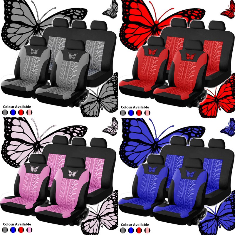 Capa Protetora De Assento Para Carro Tecido 9pcs/s