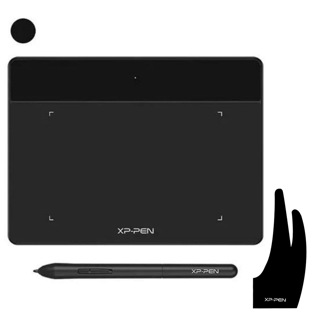 Tablet digital XP-Pen Deco Fun Xs Compacto Caneta 