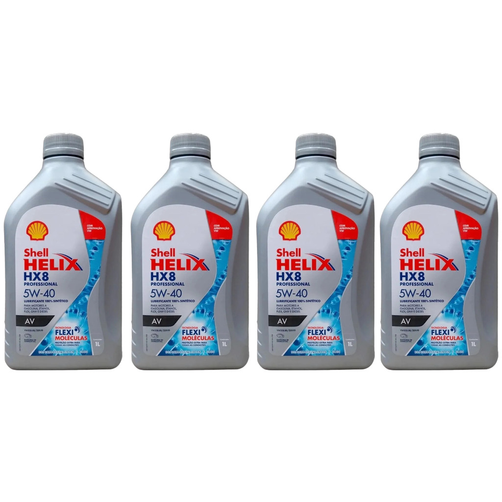 4L Óleo de Motor Shell Helix HX8 PRO 5W40 Sintét