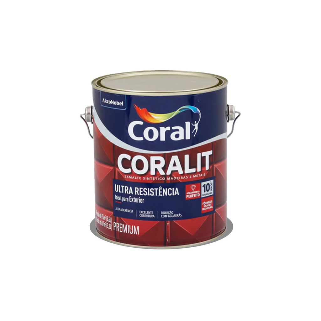 Tinta Esmalte Sintético Madeira E Metais Brilhant
