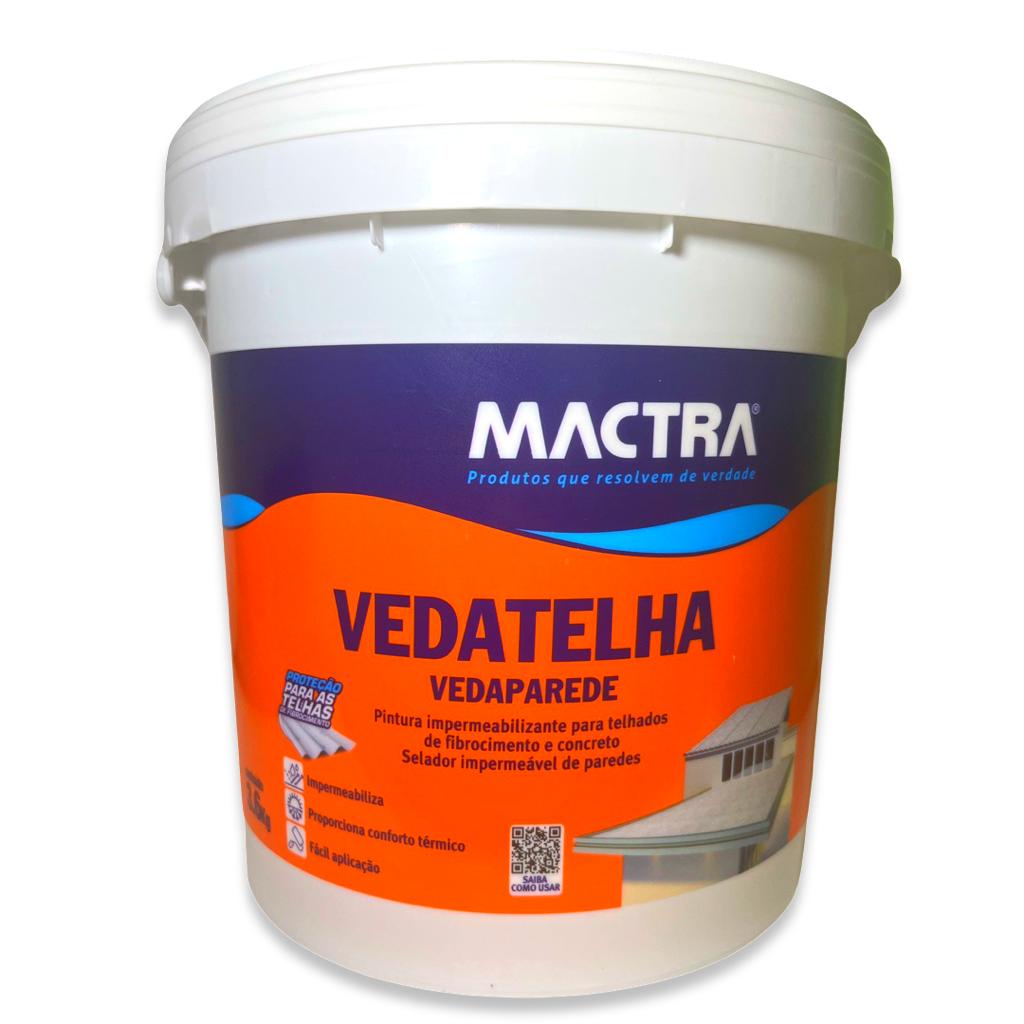 Tinta Impermeabilizante Veda Telha E Parede Mactra