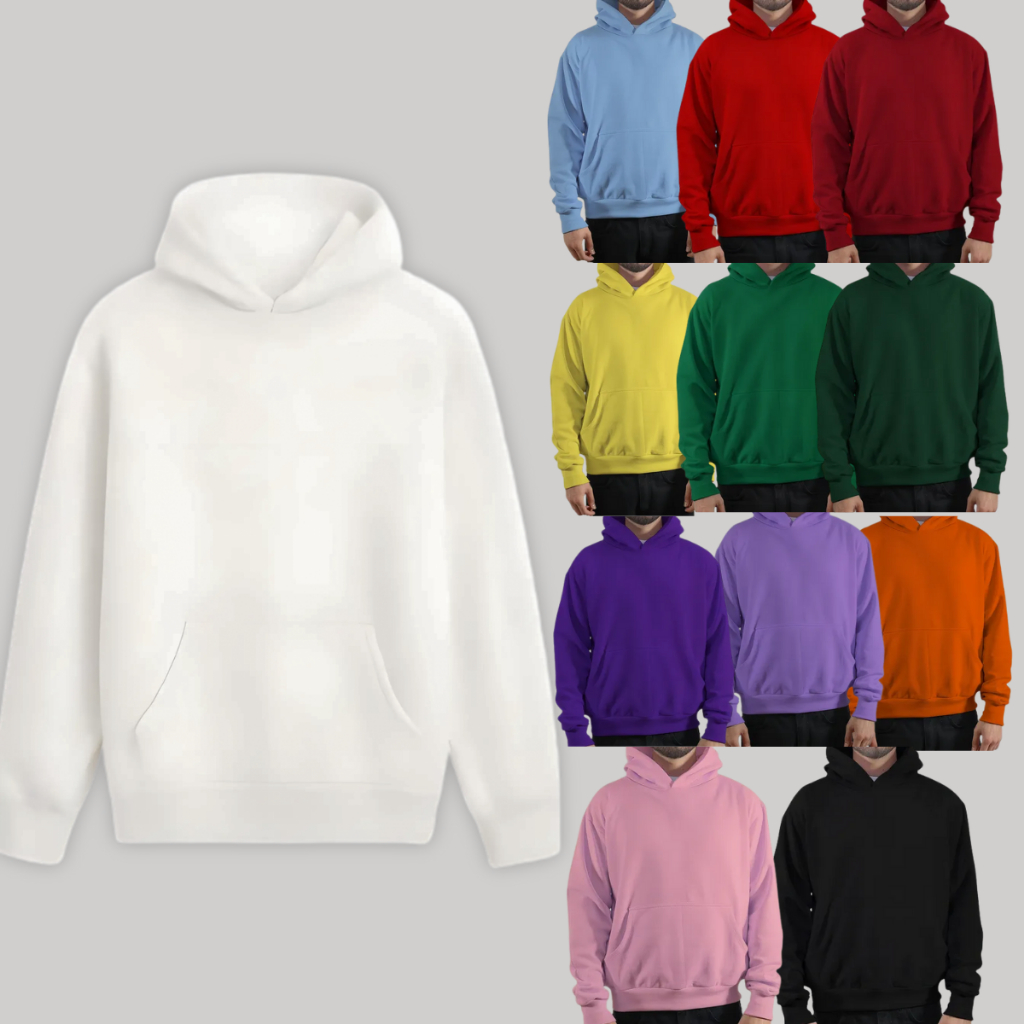 Moletom Canguru Algodão Masculino Feminino Unisse