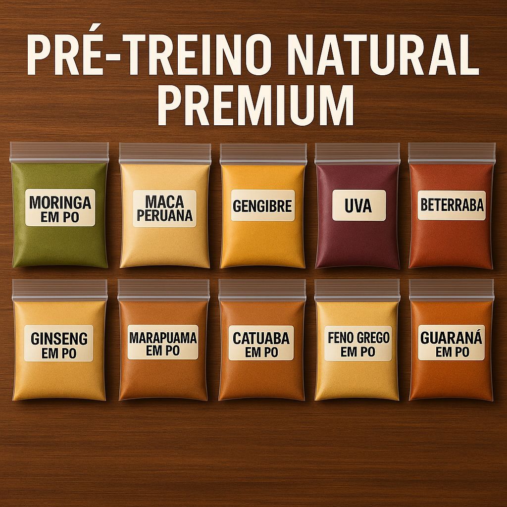 Combo Natural em pó – 10 Itens – QUAL