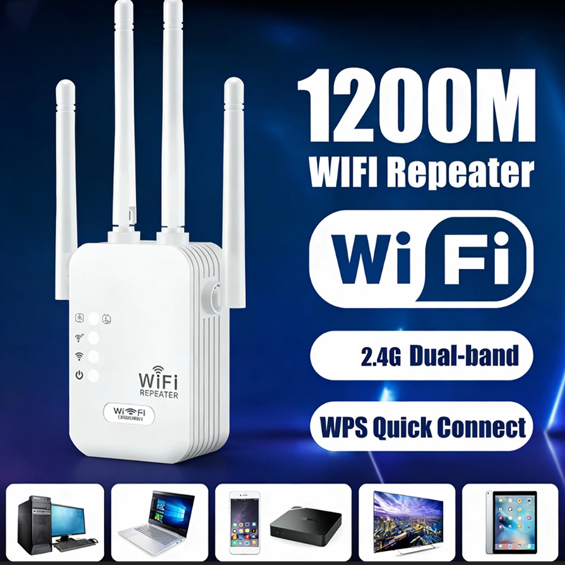 Repetidor Wifi 2800Mbps  4 Antenas Roteador Amplif