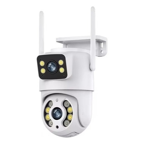 Camera Externa Ip a Prova Dágua Wifi Dupla 2 Em 1