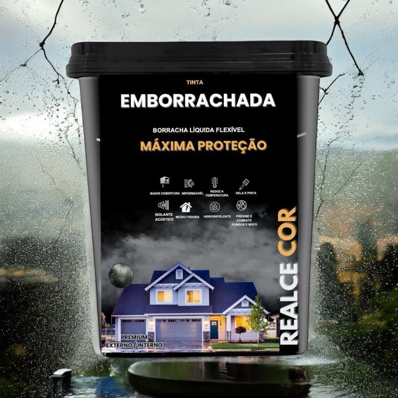 Tinta Acrílica Emborrachada Realcecor 18KG –