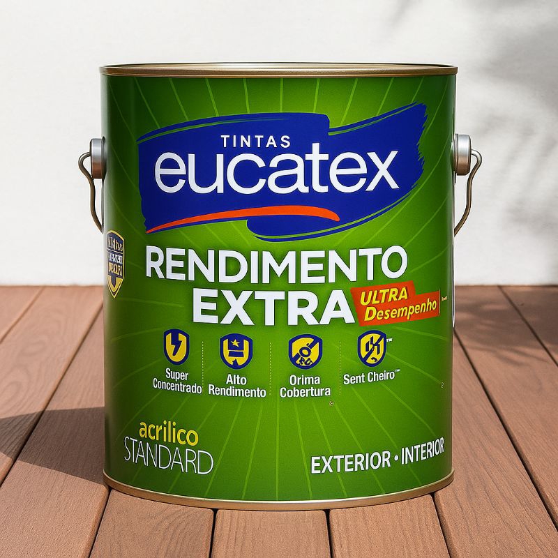 Tinta Látex Acrílico Eucatex Rendimento Extra Fo