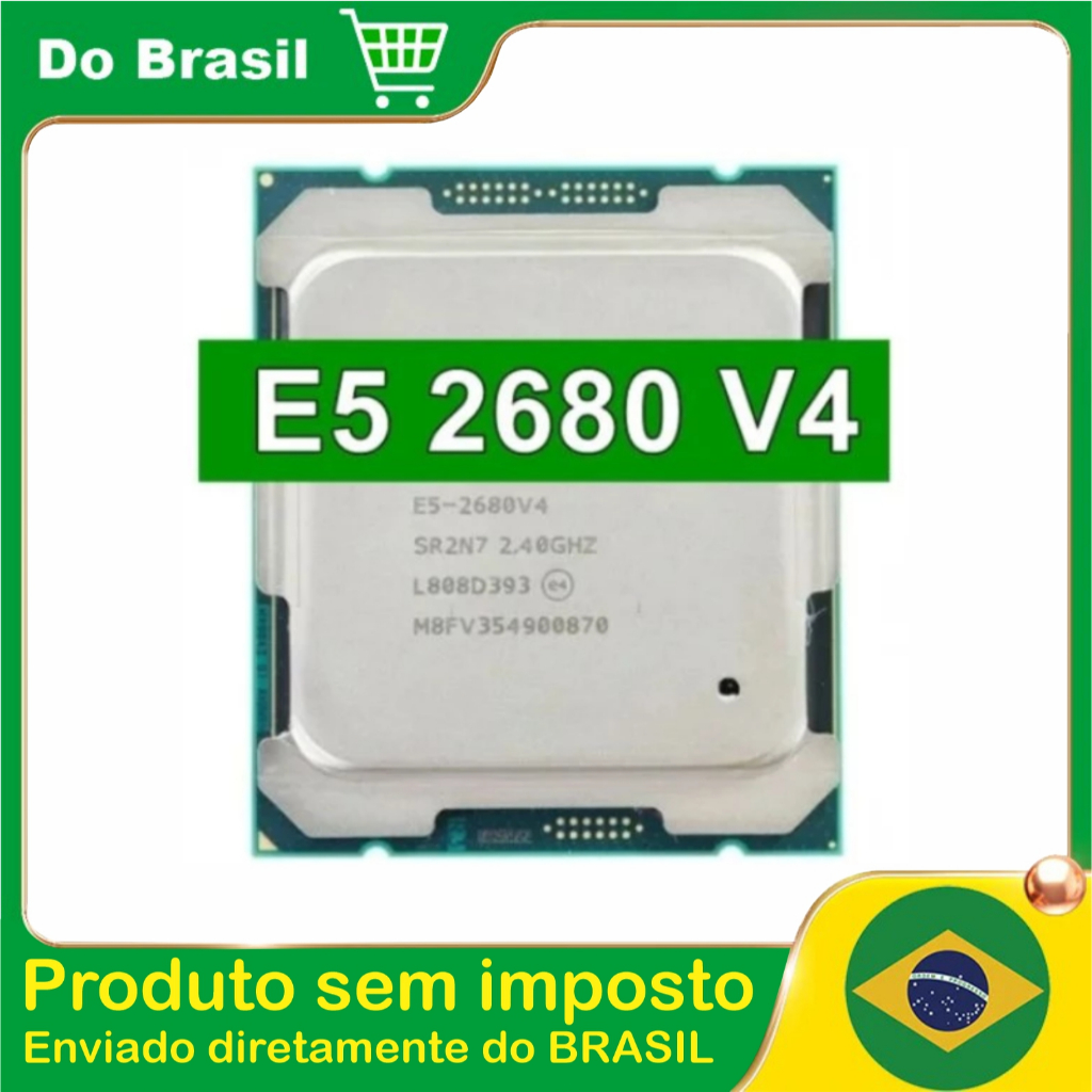 Processador Intel Xeon E5-2680 V4 Turbo 14 Núcleo