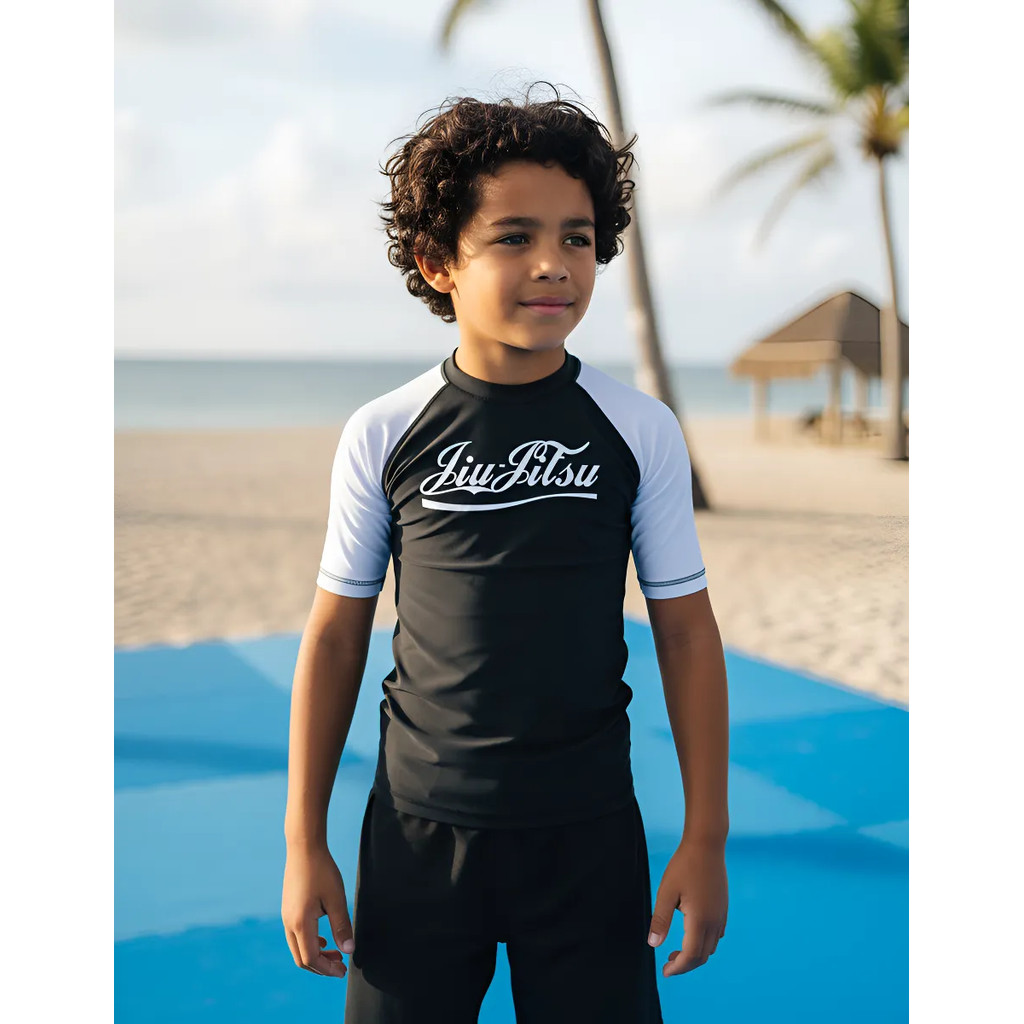 Rash Guard Infantil Jiu Jitsu Manga Curta – 