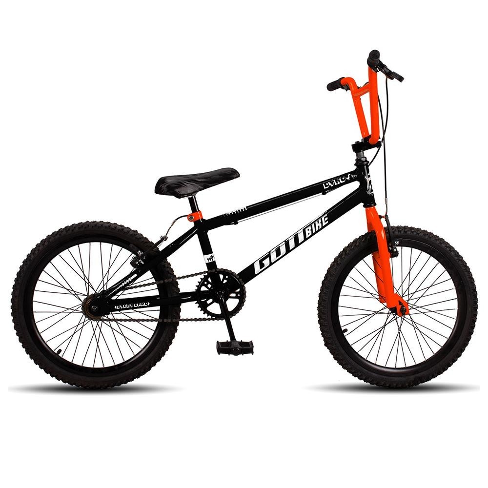 Bicicleta Infantil Aro 20 Bmx Freio V-Brake Preto 