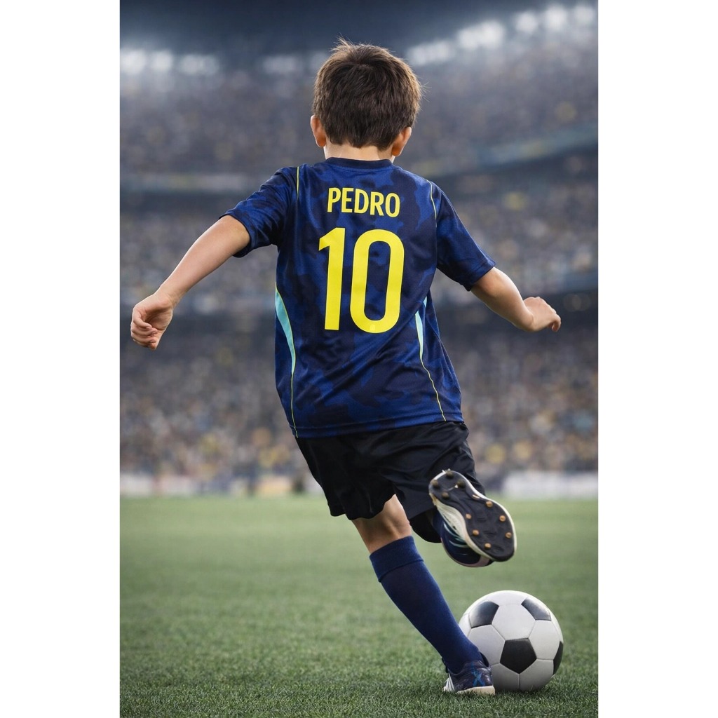 Conjunto Infantil Camiseta Personalizada Com Nome 
