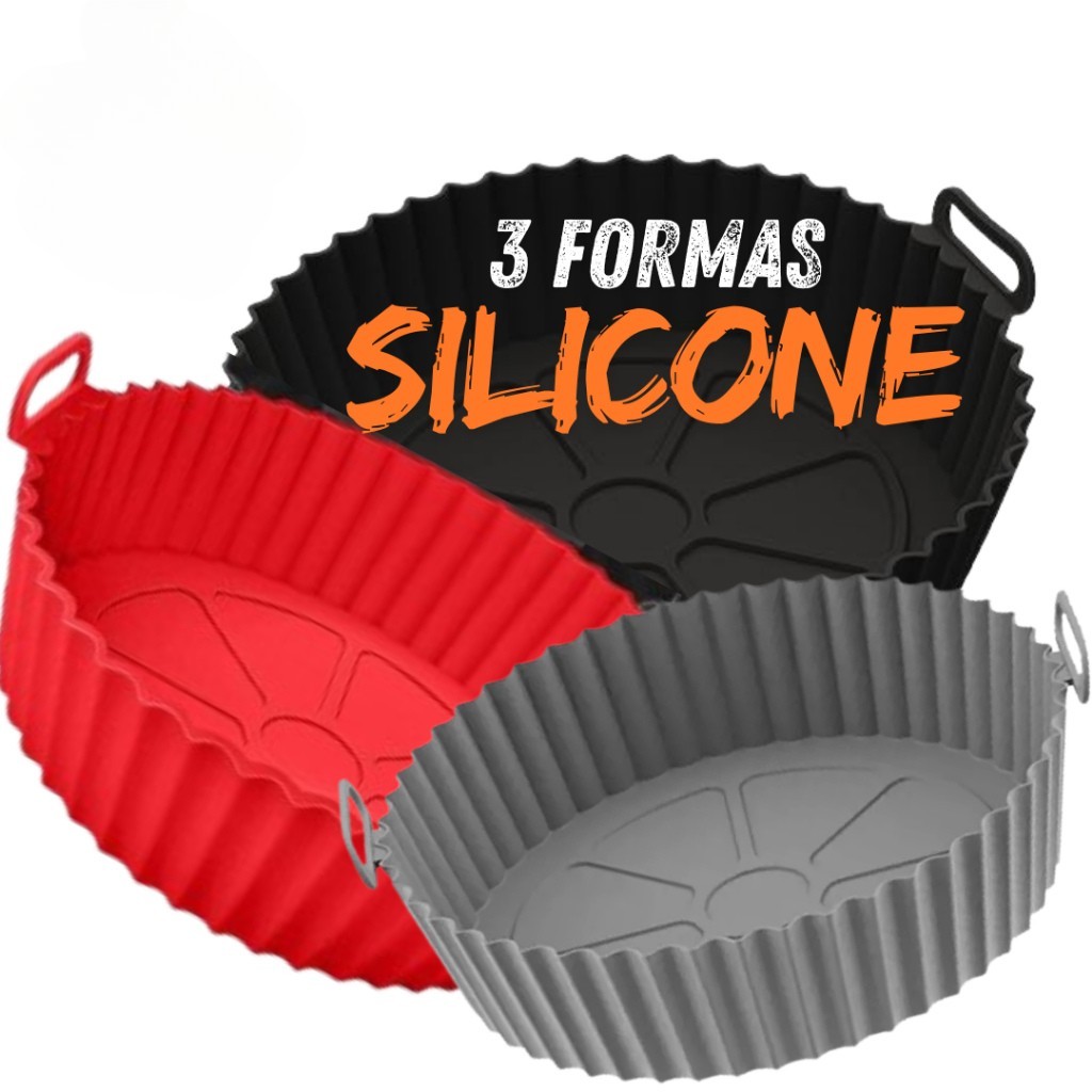 Formas Silicone Air fryer para sua Cozinha 20cm es