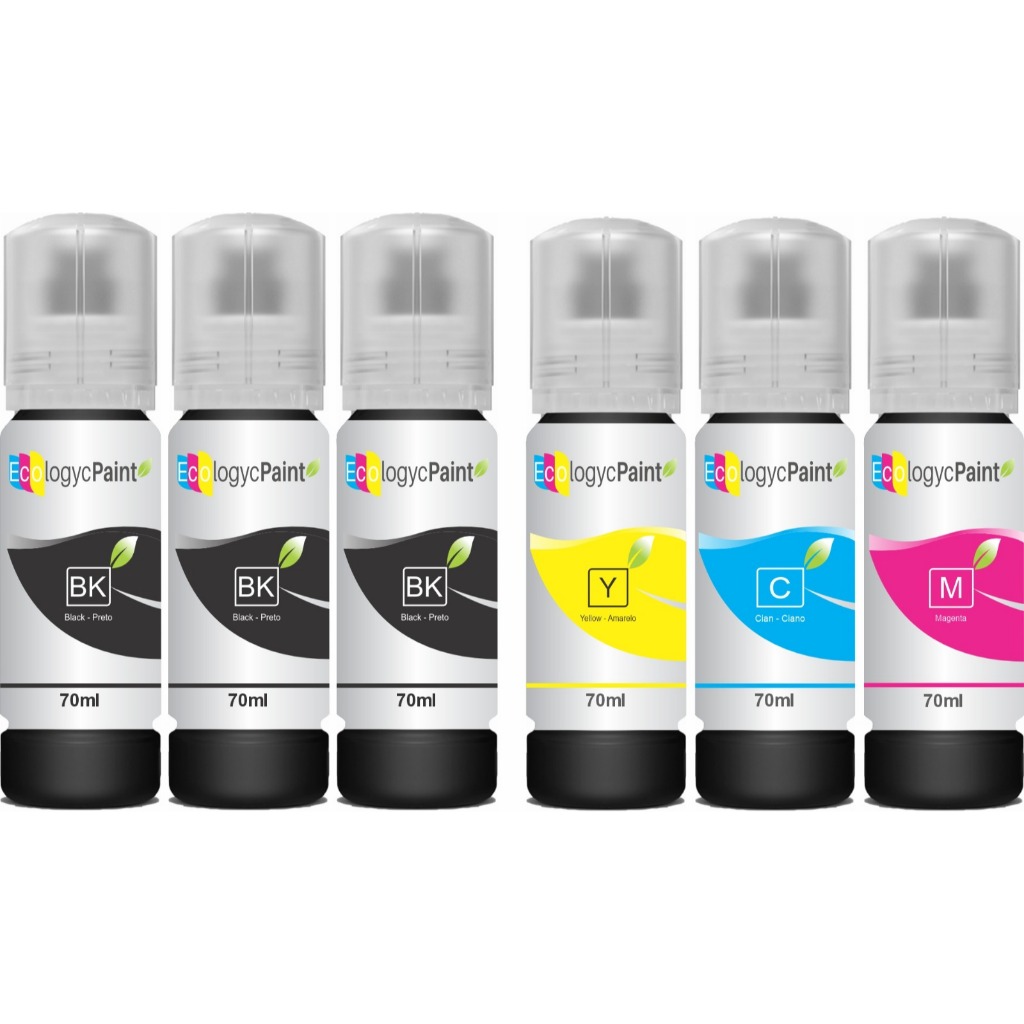 6 tinta compatível para impressora Epson 544 tint