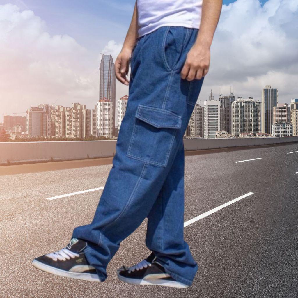 Calça Cargo Mesculino Masculina 6 Bolsos skate La