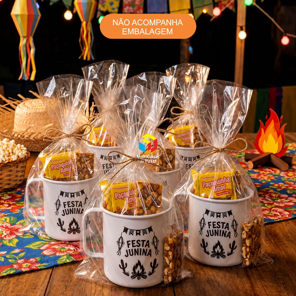 Kit 10 Canecas Personalizadas 310ml de Plástico p