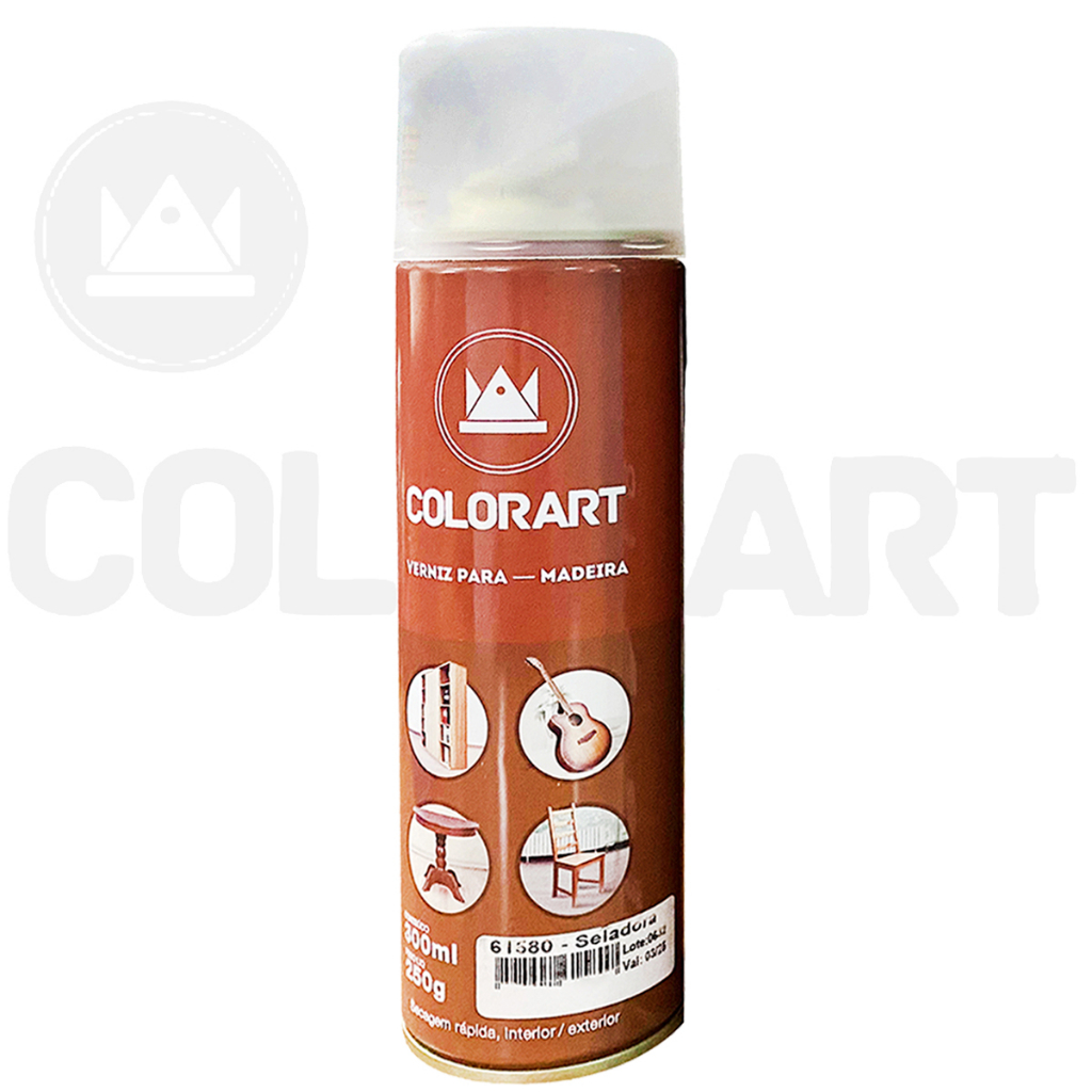 Verniz Spray Colorart Para Madeira Mdf Moveis 300m