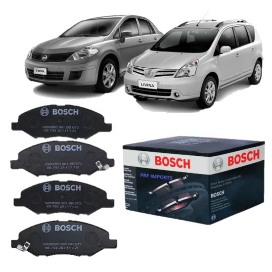 Pastilha Freio Dianteira Nissan Tiida 1.8 Flex 201