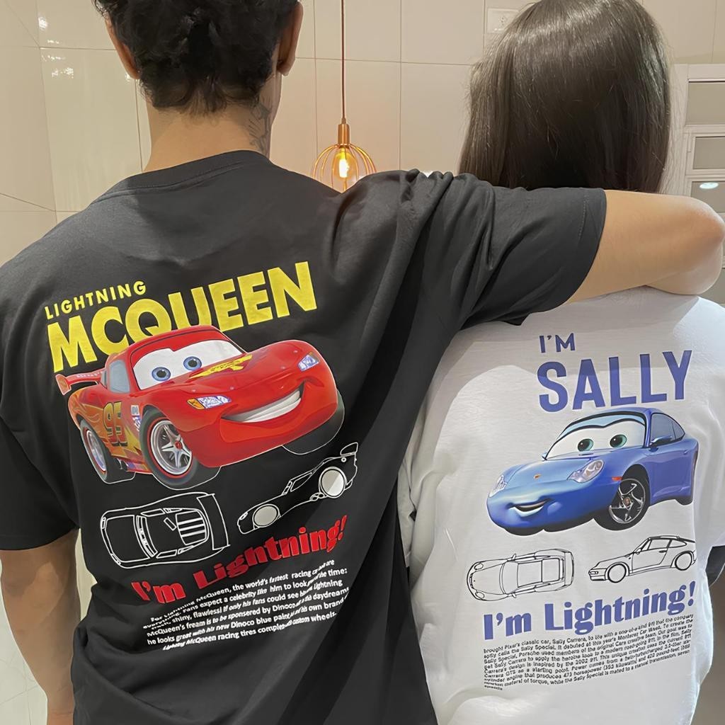 Kit Casal Novo Carros Relâmpago Mcqueen e Sally C