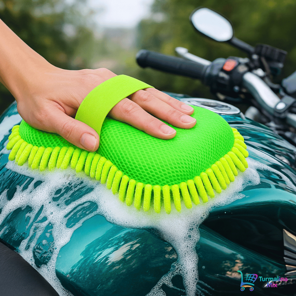 Esponja Com Pegador Para Limpeza Automotivo Microf