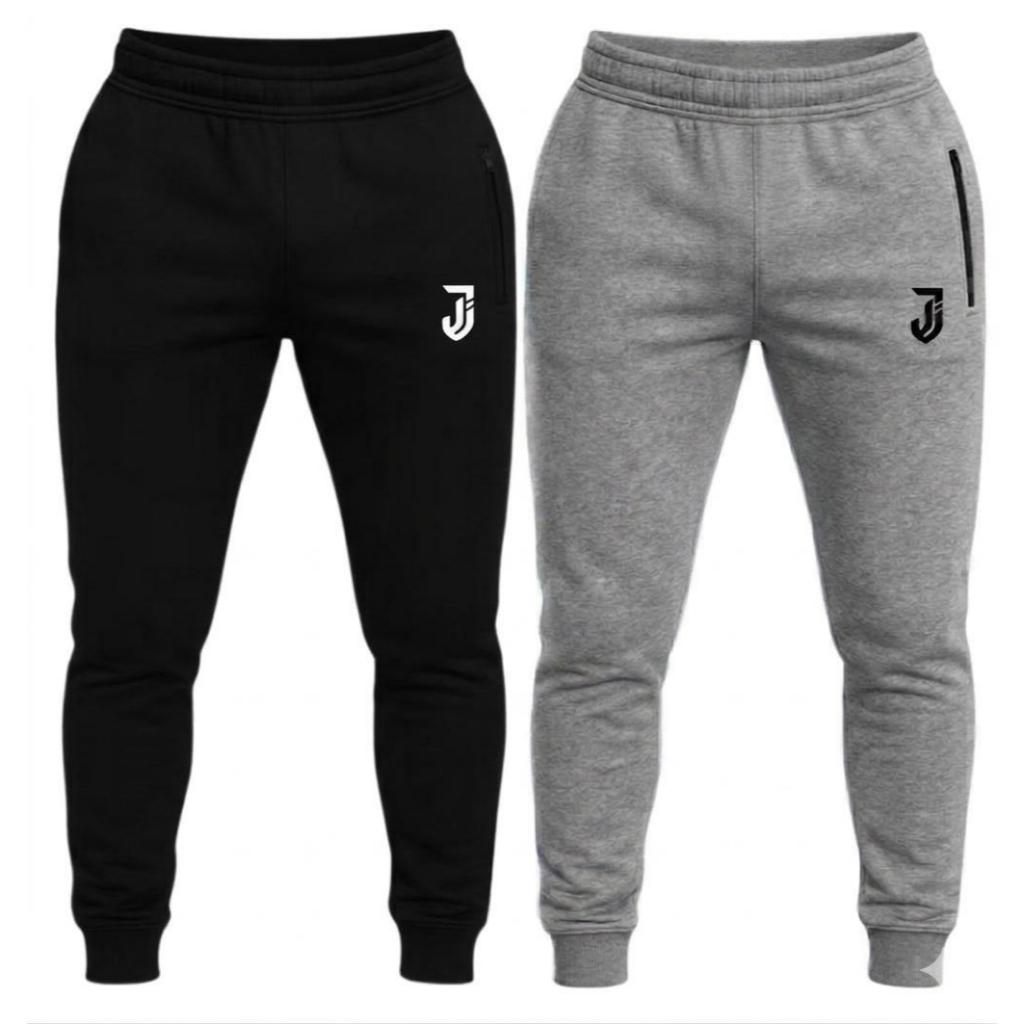Calça Moleton Masculina Casual Confortável Dia a