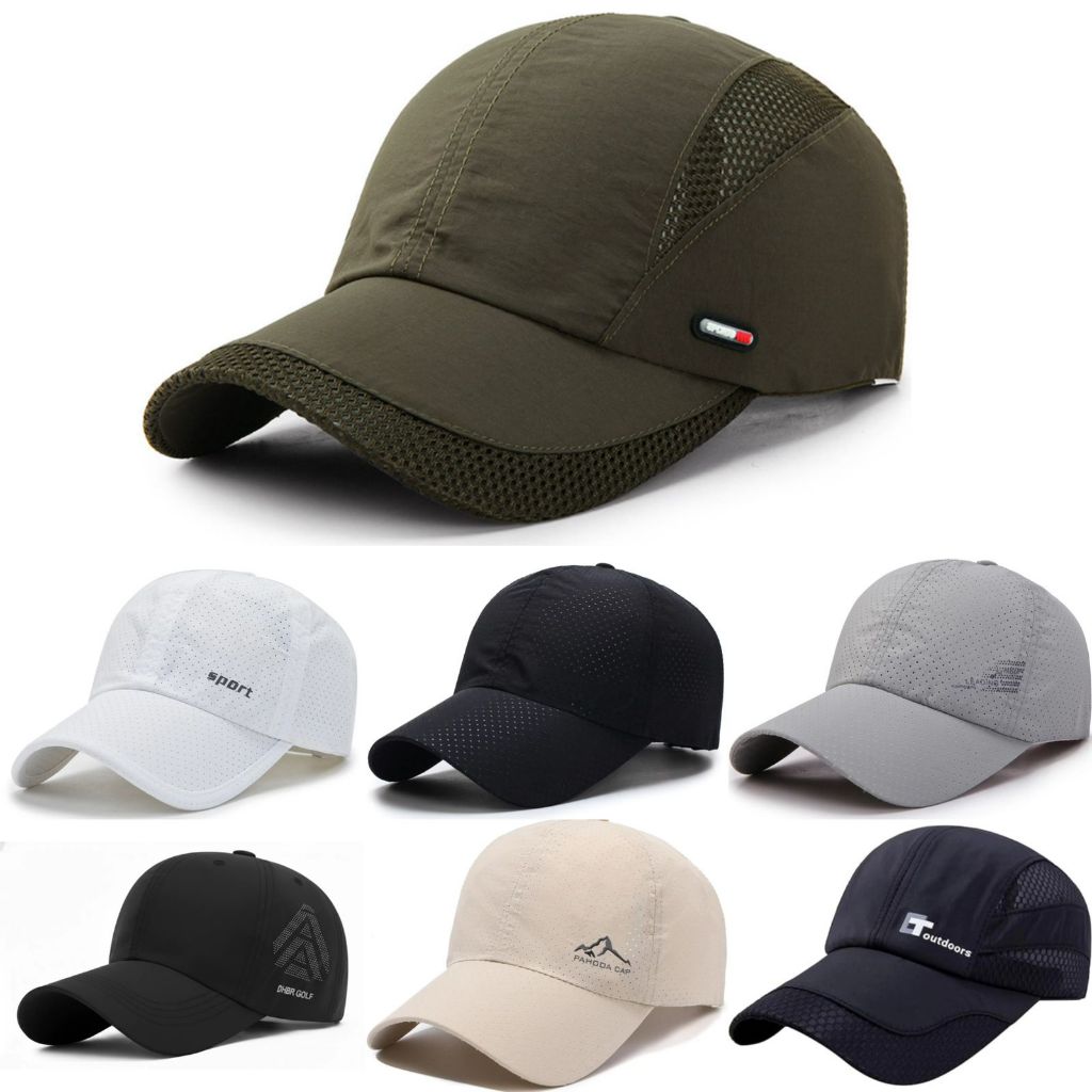 Boné Tactel Casual Respirável Baseball Secagem R