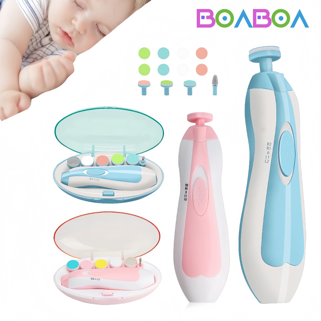 Cortador de unhas elétrico para bebês, crianças