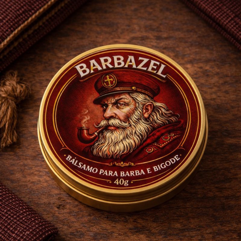 Bálsamo para Barba e Bigode Barbazel 40g  Hidrata