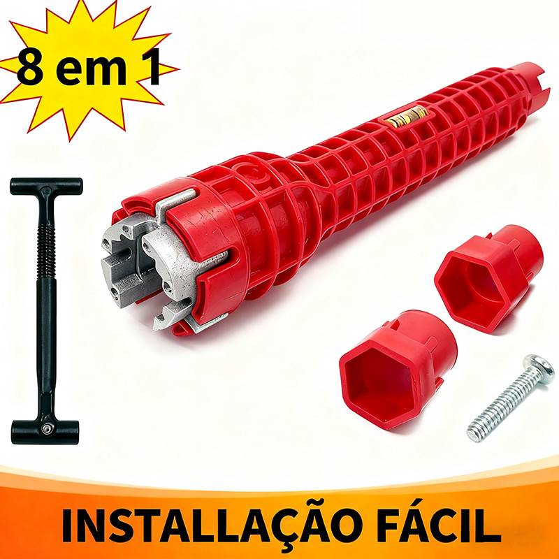 8 Em 1 Chave Multifuncional Encanamento Multiuso P