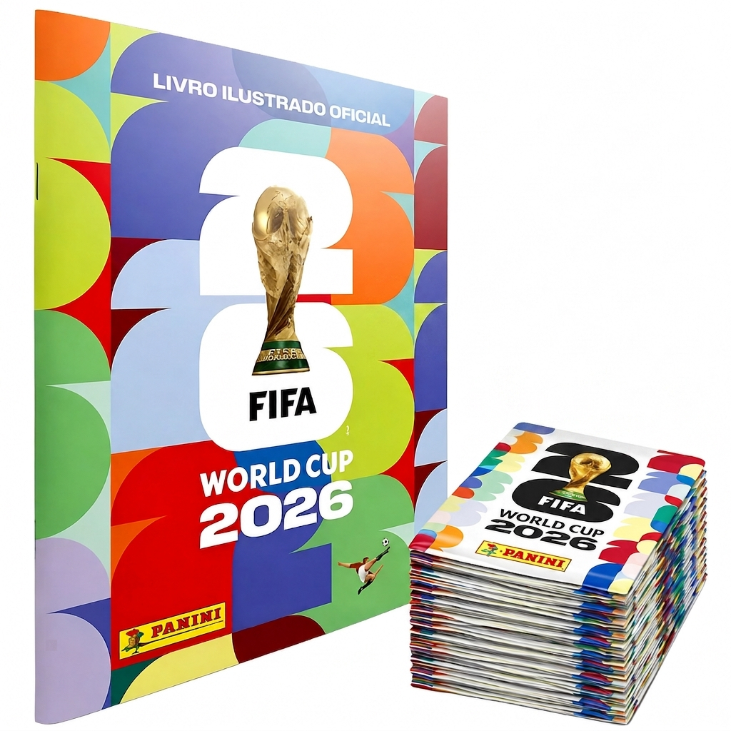Album Oficial Copa Do Mundo 2026 70 OU 35 OU 21 Fi