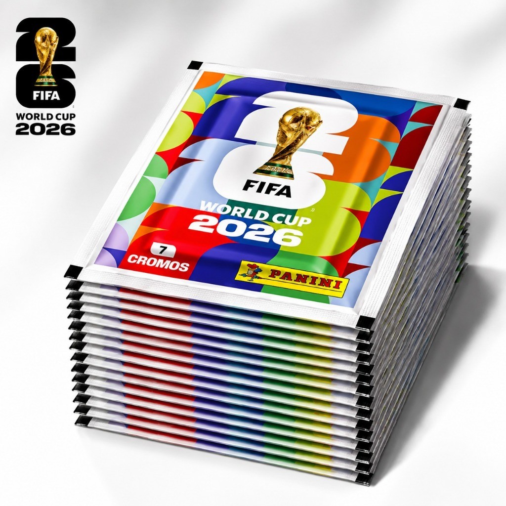 KIT de Figurinhas Copa 2026 15 Envelopes 105 Figur