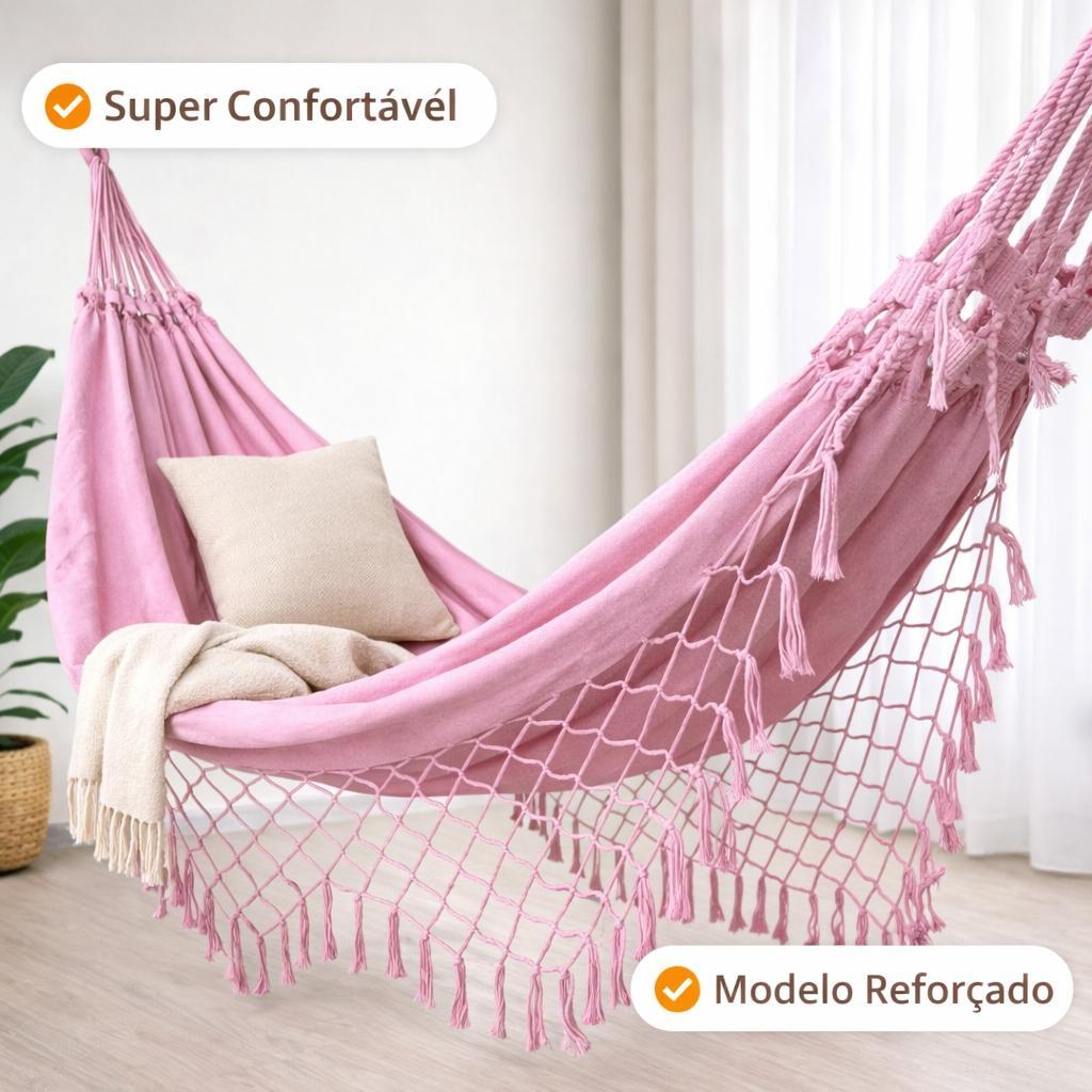 Rede de Descanso Dormir Casal Luxo Confortável Al
