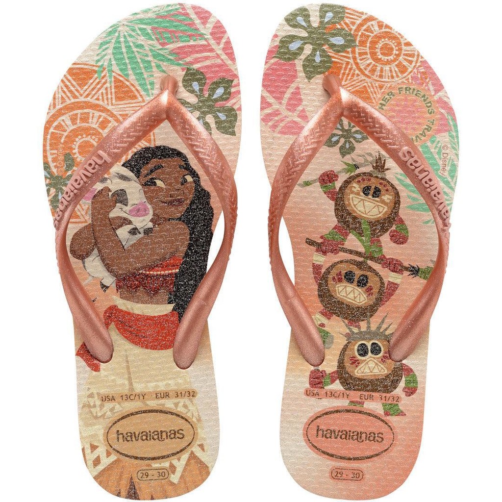 Chinelo Havaianas Infantil Slim Princess Aurora Me