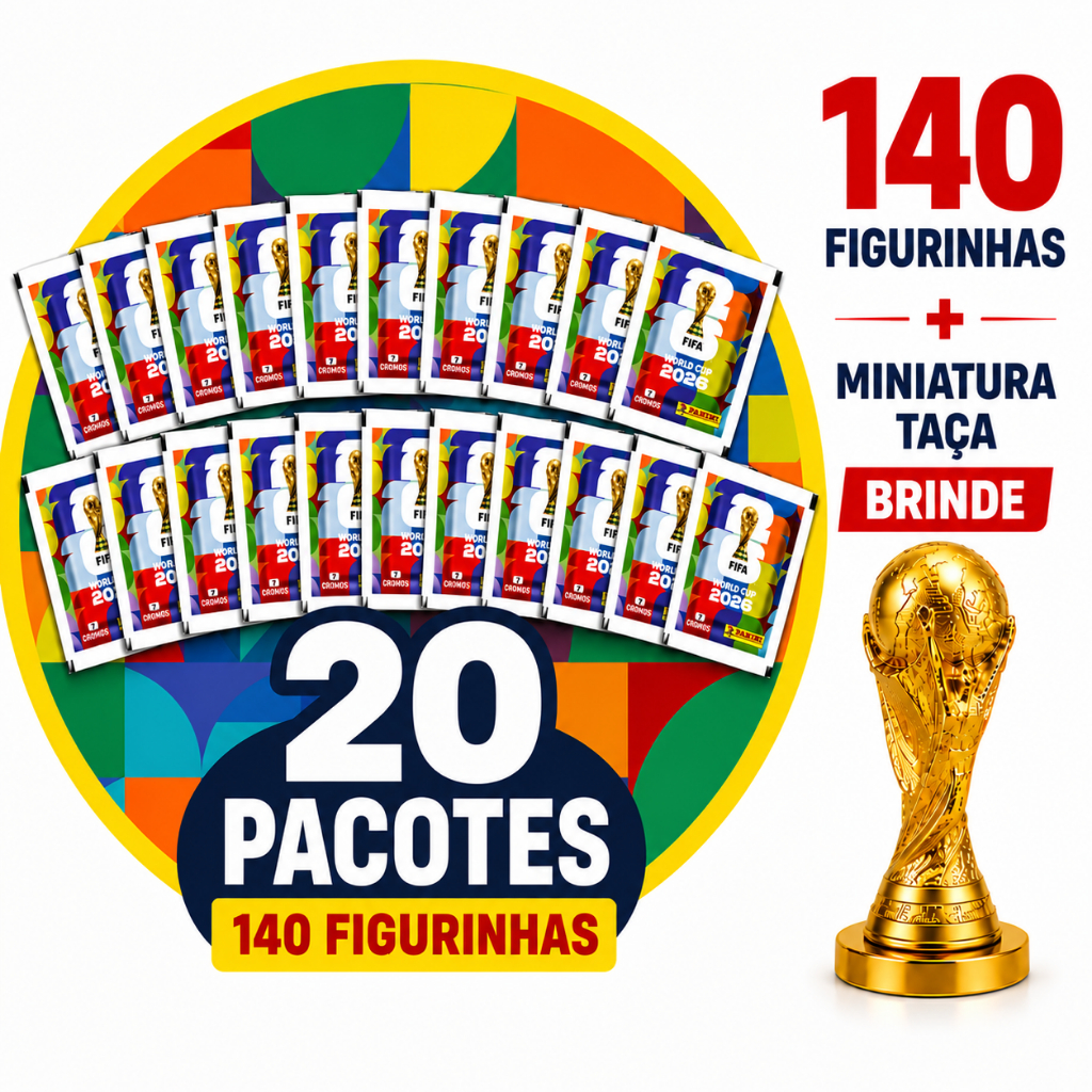 Kit Copa Do Mundo 2026 Kit Figurinha Oficial Album