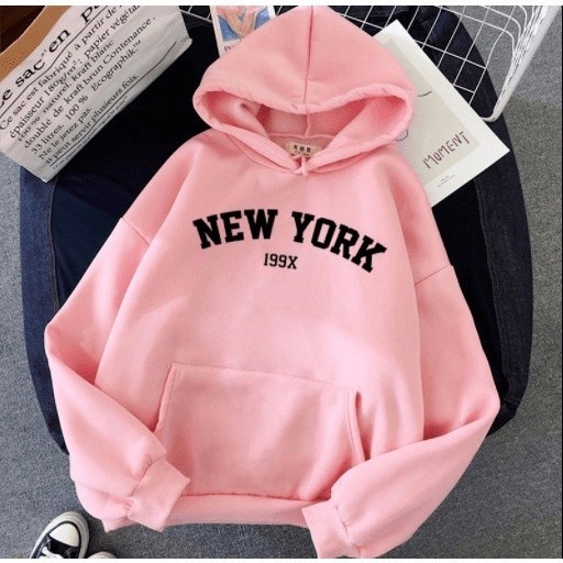 moleton feminino New York Blusa De Frio Moda De In