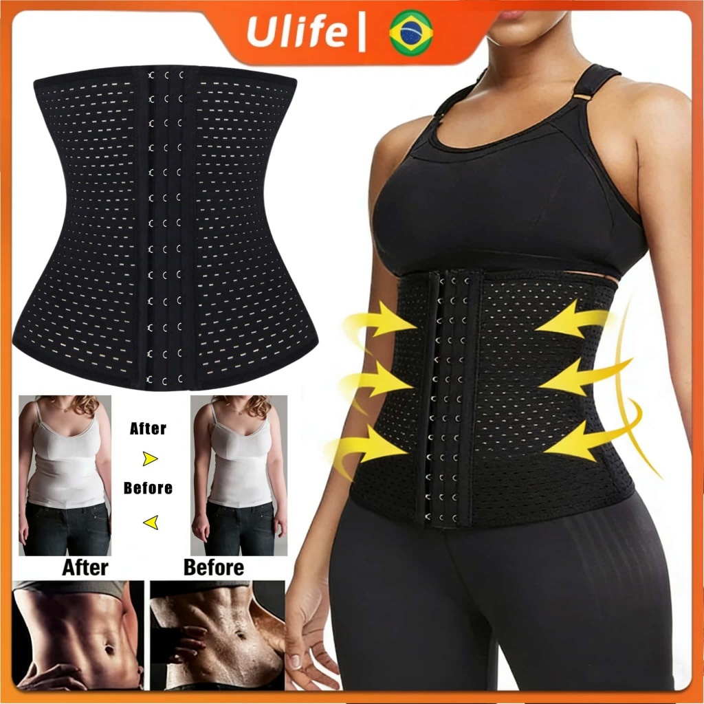 Cinta Modeladora Elastique Feminina Redutor Afina 