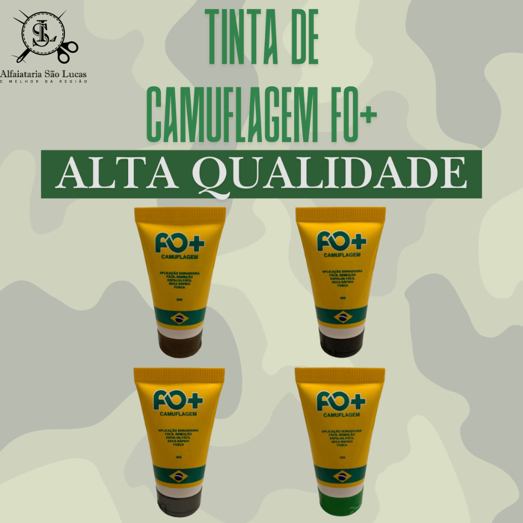 Tinta de Camuflagem FO+ 30g (Tinta Camuflagem Tát