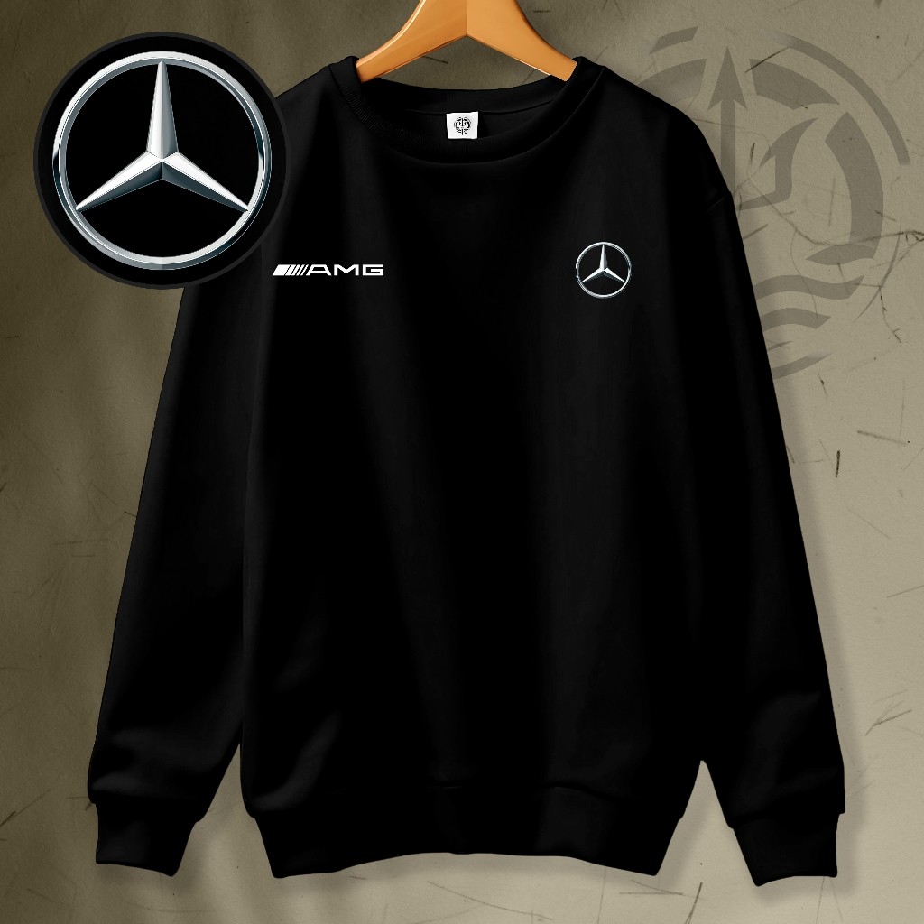 Moletom Gola Careca Masculino MERCEDES Flanelado P