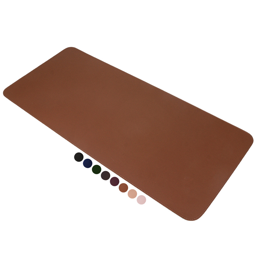 MousePad Grande Caramelo Desk Pad Couro Gamer Offi