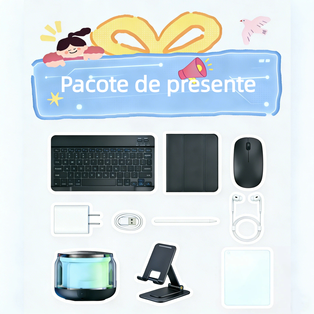 [Teclado + Mouse + Alto-falante Bluetooth grátis]