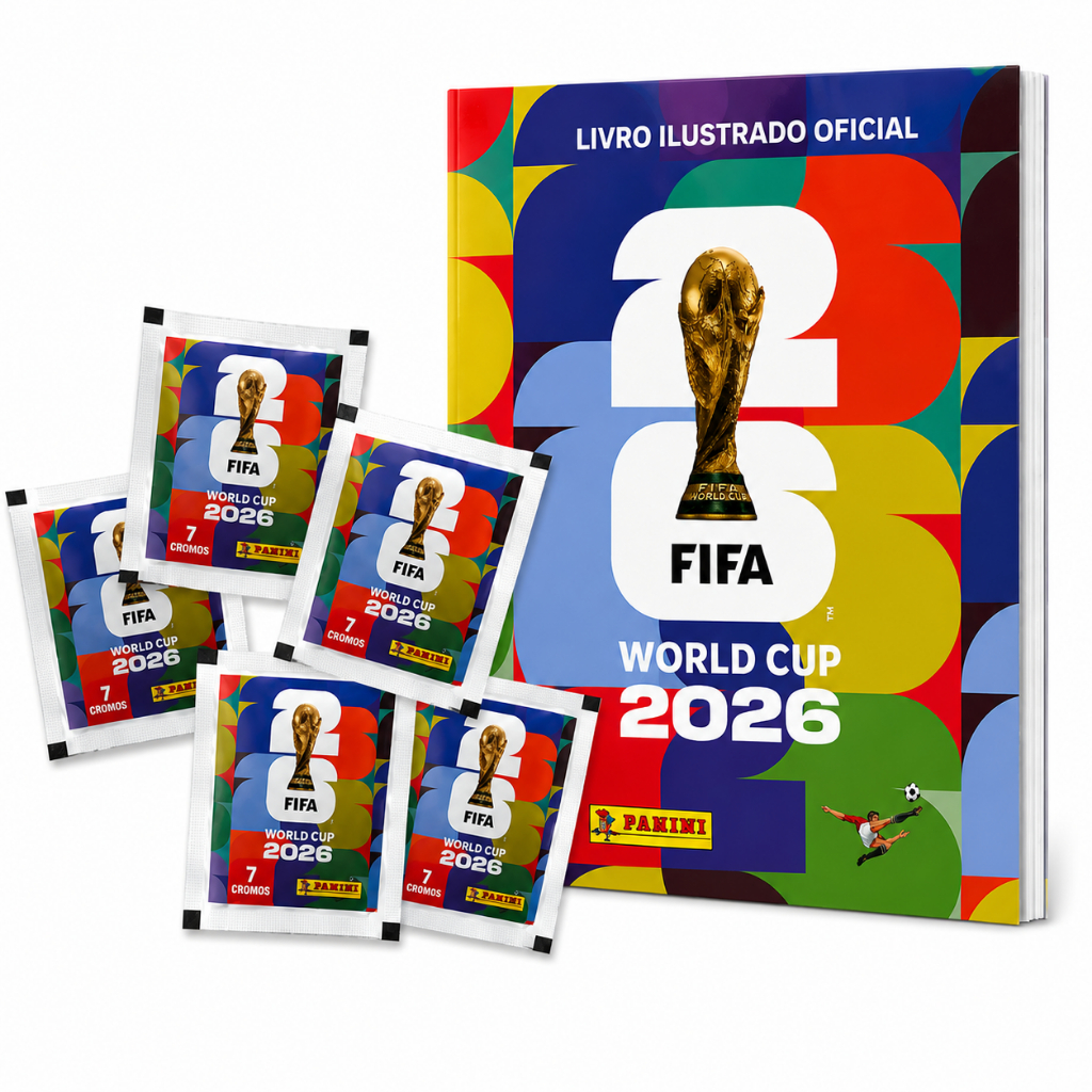 Álbum Oficial FIFA 2026 Capa Brochura Figurinhas 