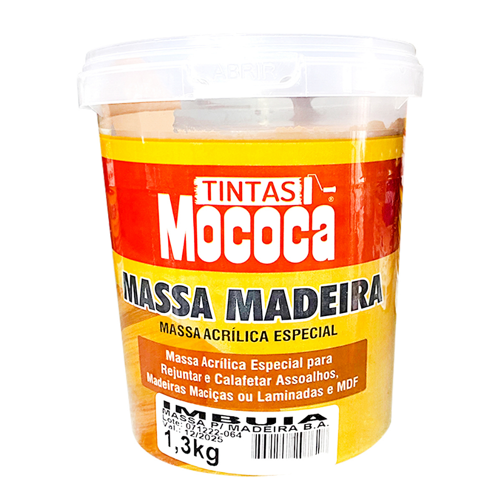 MASSA PARA MADEIRA IMBUIA 1,3KG MOCOCA