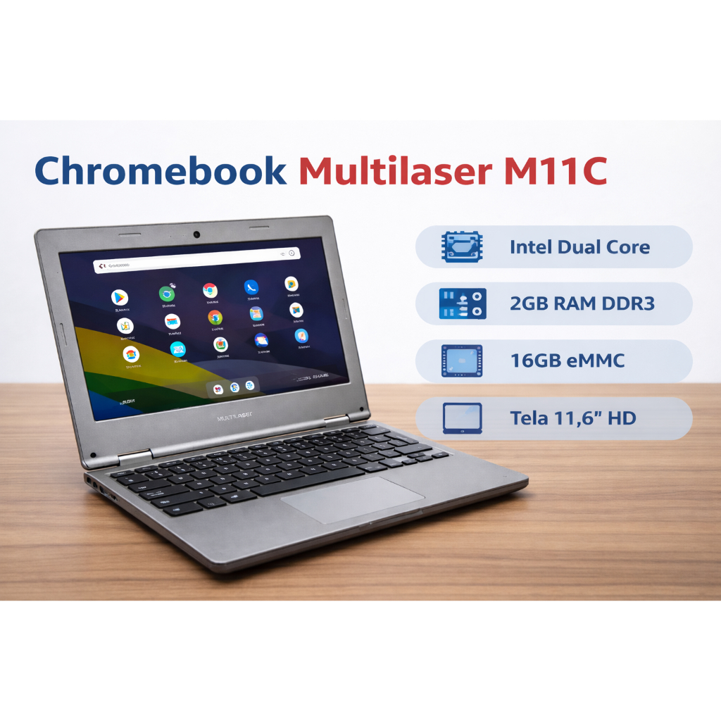 Chromebook Multi 11,6 polegadas | Excelente para A