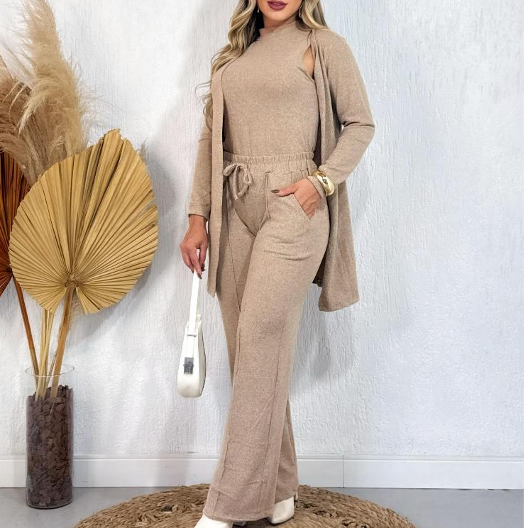 CONJUNTO FEMININO LÃNZINHA DE FRIO OUTONO INVERNO
